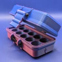 10 Vial Case Red\Blue Matte