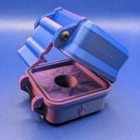 Single Vial Case Red\Blue Matte